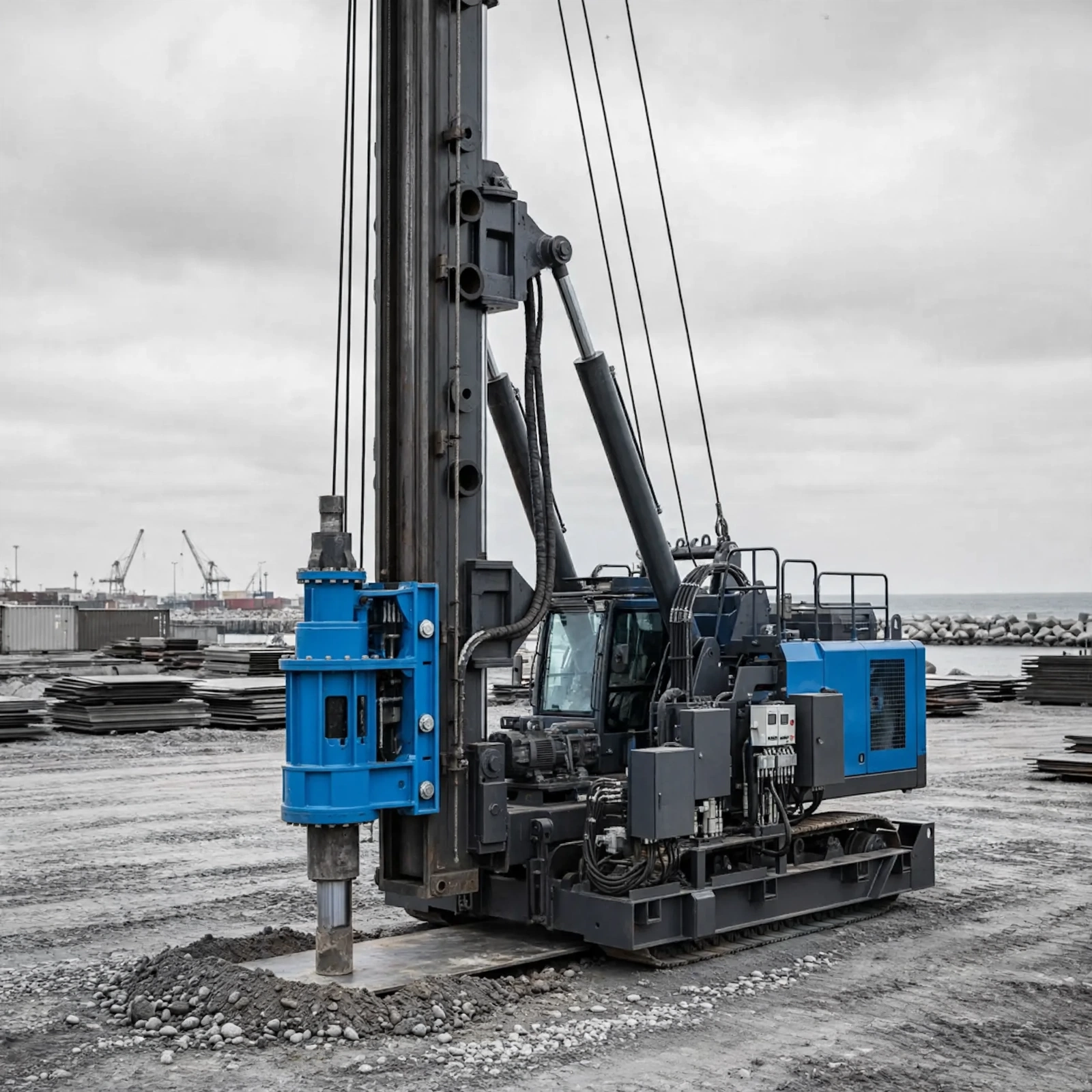 hydraulic piledriver