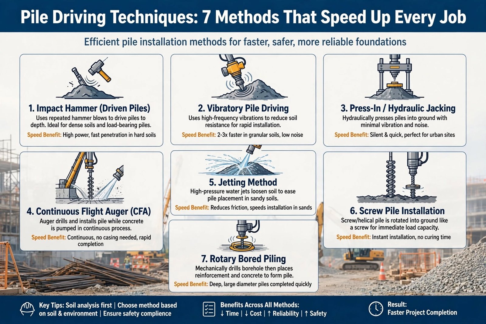 Pile Driving Techniques