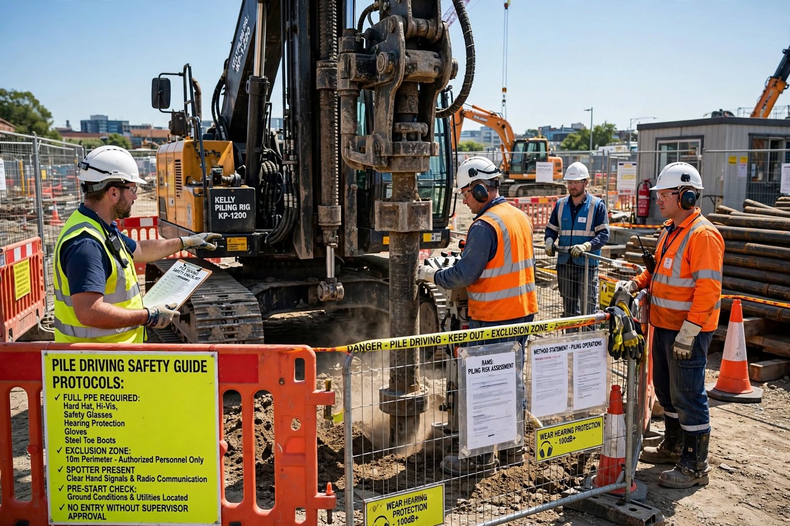 Pile driving safety guide 
