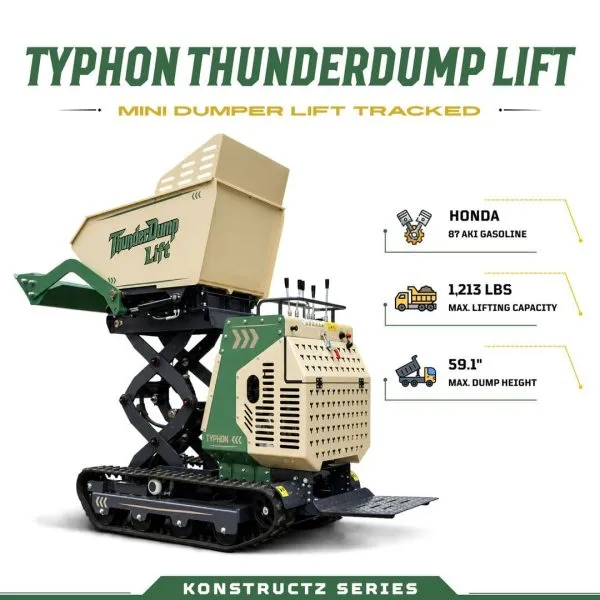 TYPHON Konstructz Series Equipment on a construction site