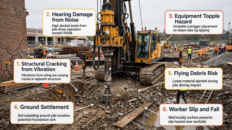 Pile Driving Risks: 6 Real Dangers That Show Up on Site